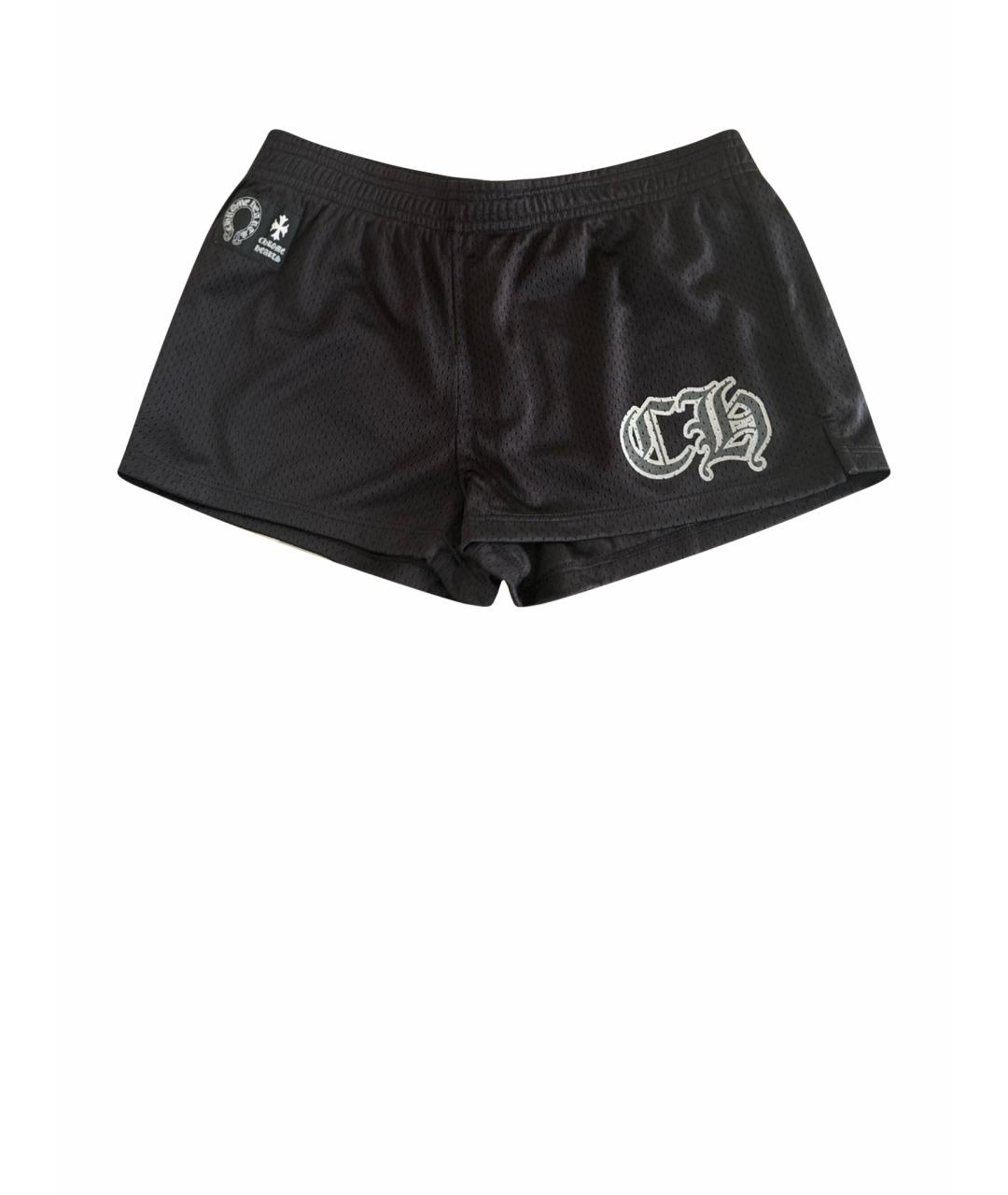 CHROME HEARTS Черные полиэстеровые шорты, фото 1