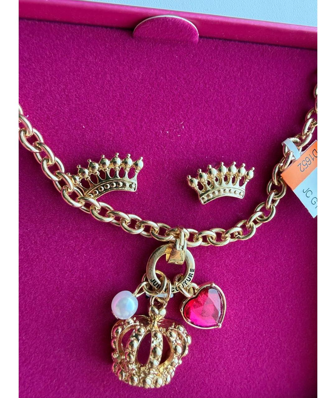 JUICY COUTURE Золотой металлический комплект, фото 2