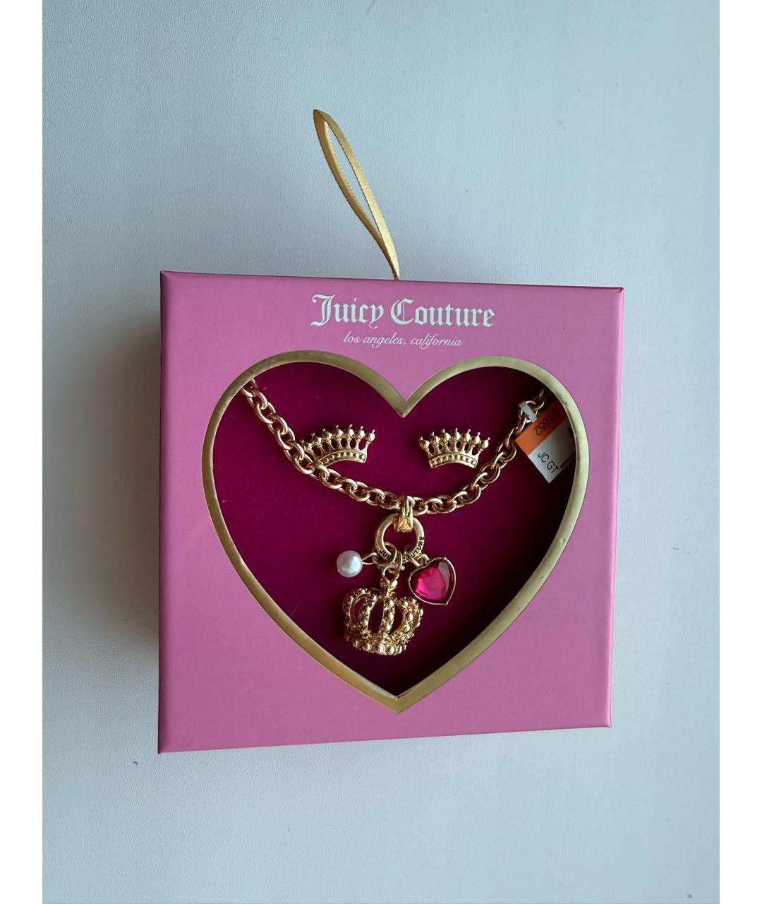 JUICY COUTURE Золотой металлический комплект, фото 3