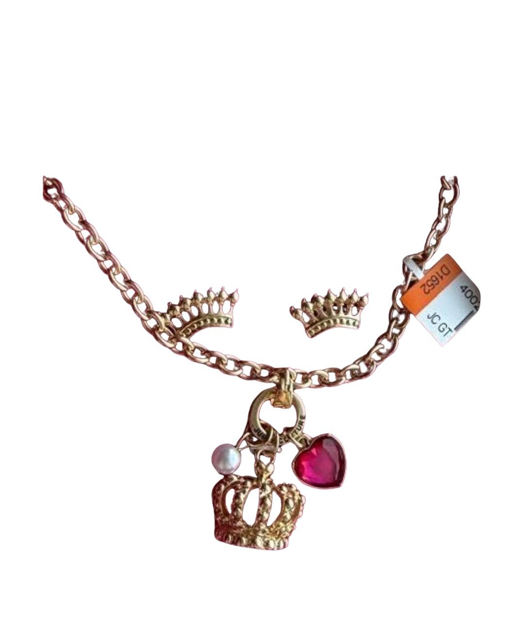 JUICY COUTURE Золотой металлический комплект, фото 1