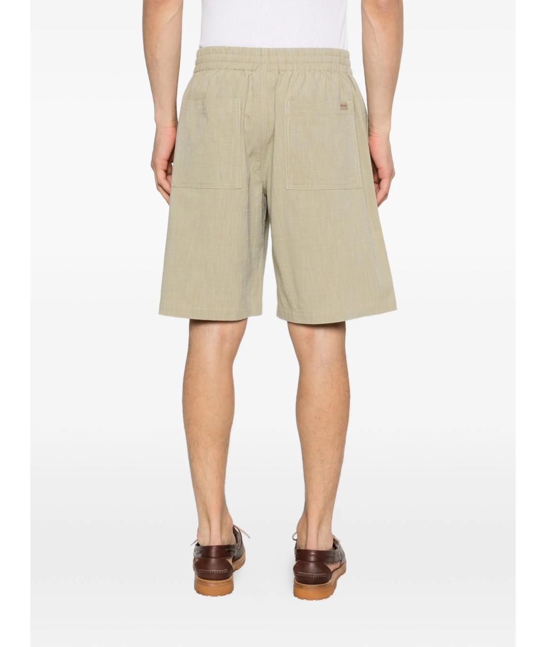 Drole de Monsieur Бежевые хлопковые шорты, фото 3