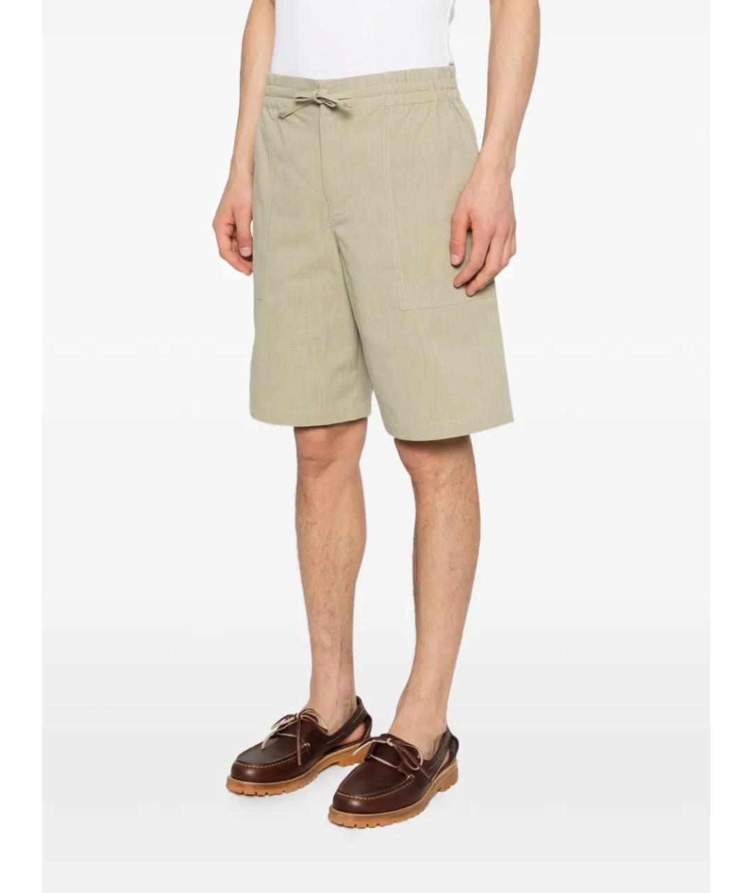 Drole de Monsieur Бежевые хлопковые шорты, фото 4