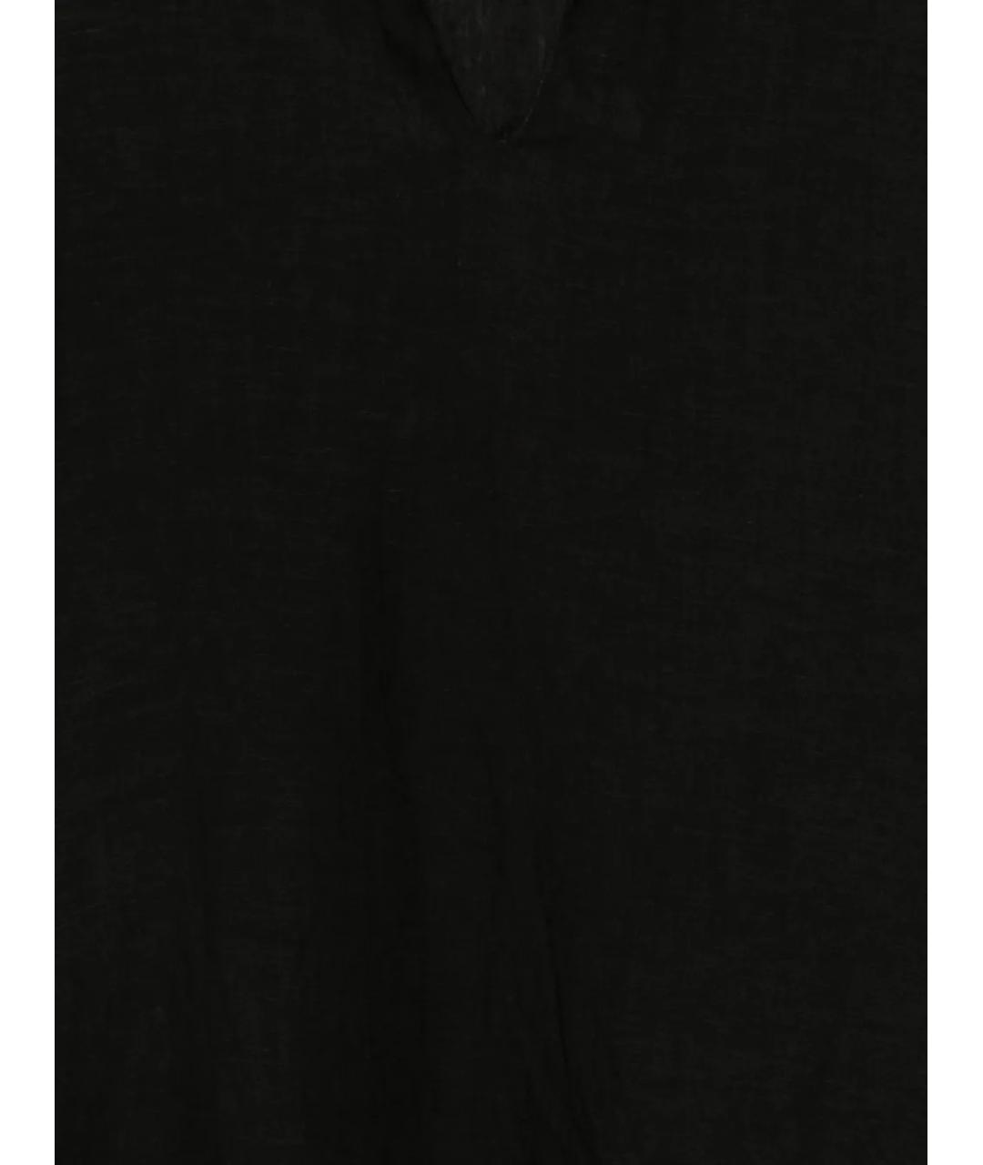 120% LINO Черное льняное платье, фото 3