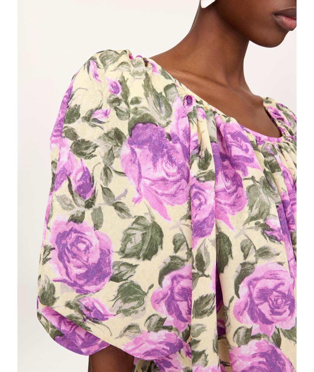 CHLOE Мульти шелковая блузы, фото 5