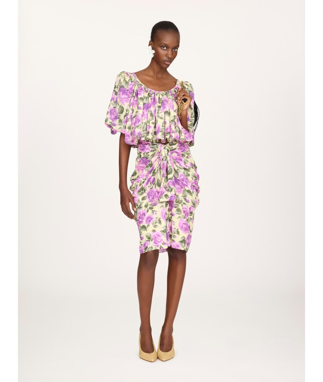 CHLOE Мульти шелковая блузы, фото 2