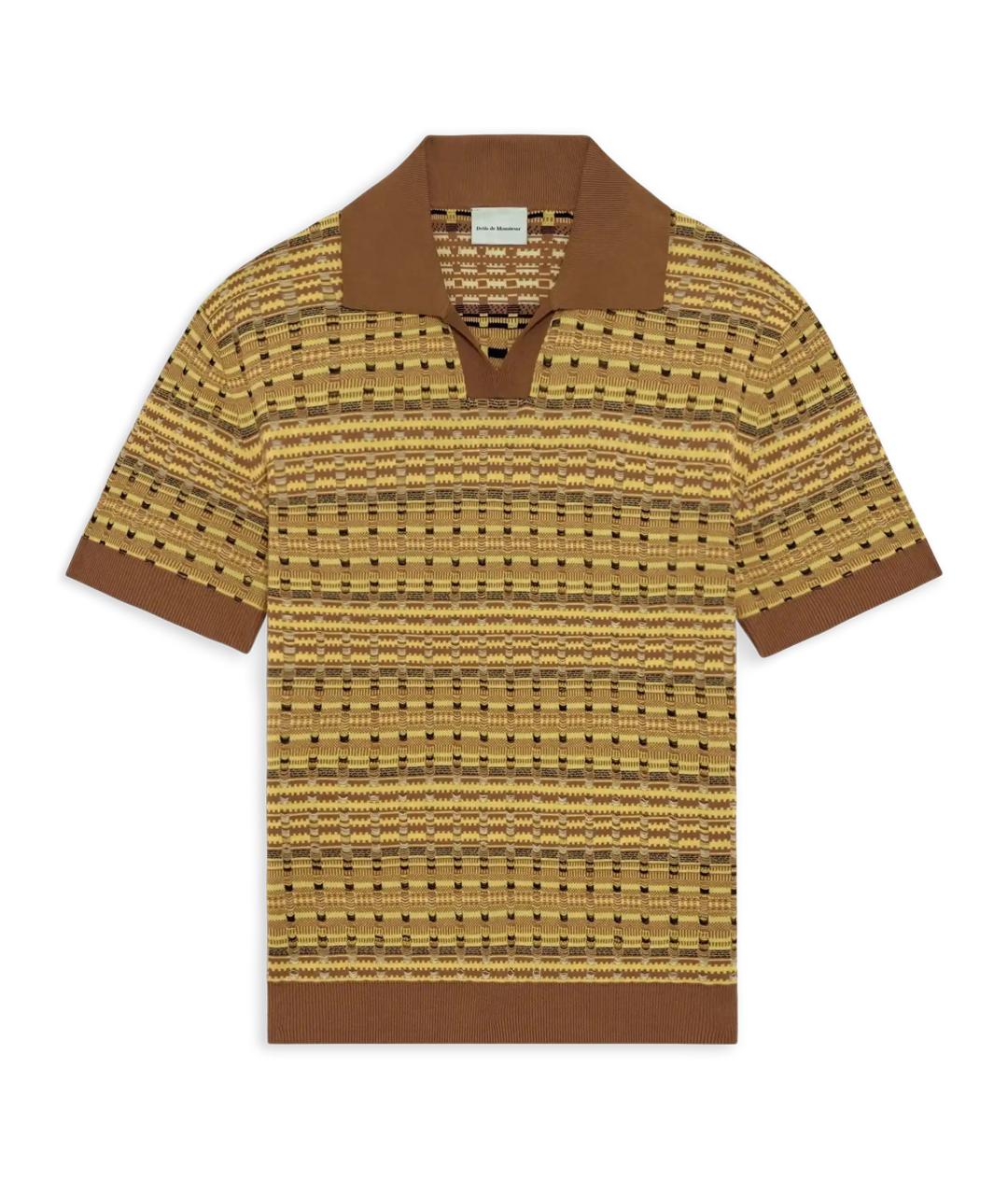 Drole de Monsieur Мульти хлопковое поло с коротким рукавом, фото 1