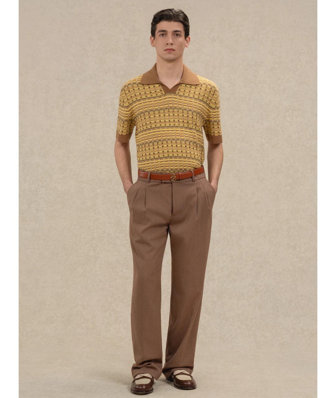 Drole de Monsieur Мульти хлопковое поло с коротким рукавом, фото 2