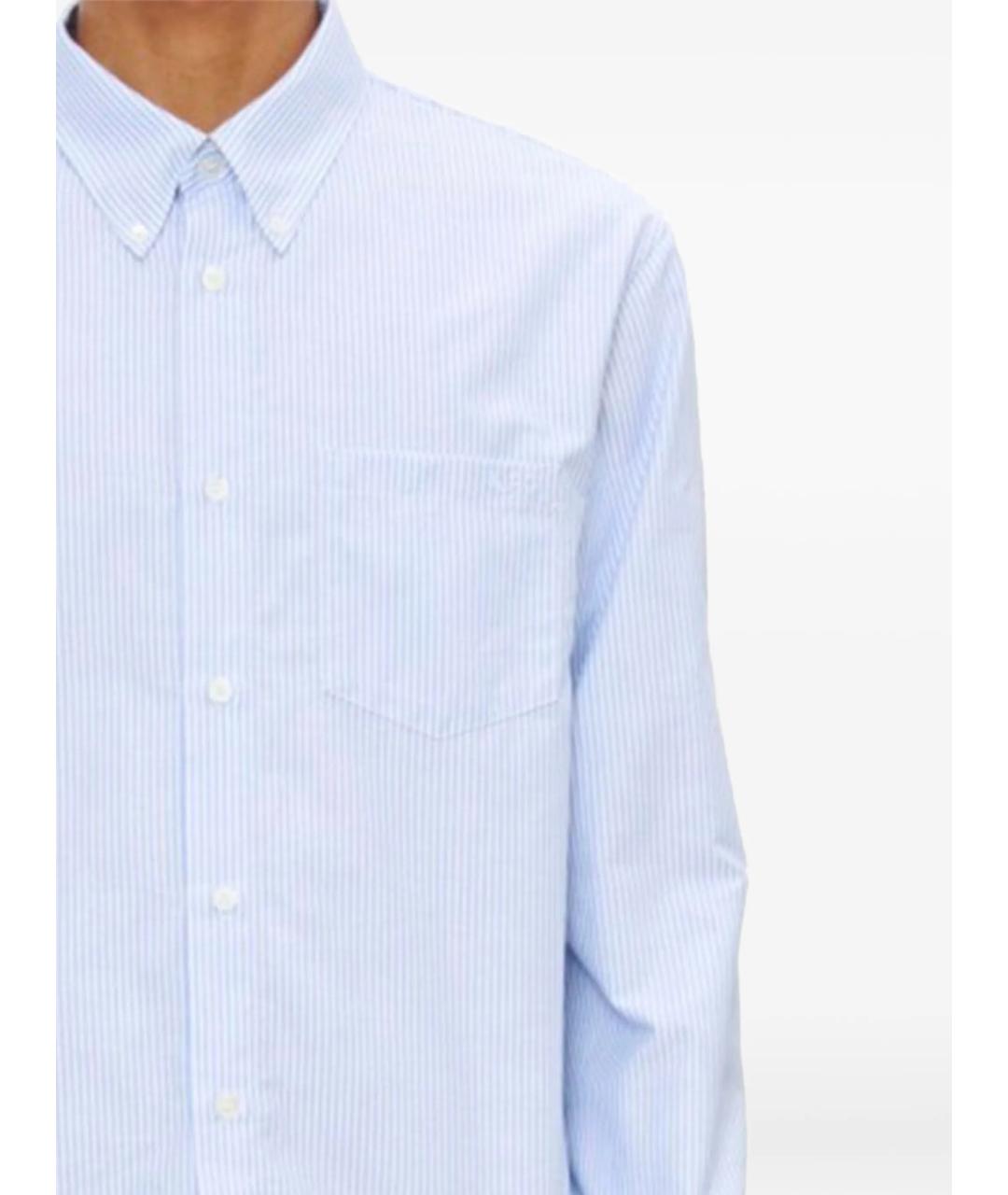 A.P.C. Голубая хлопковая кэжуал рубашка, фото 2