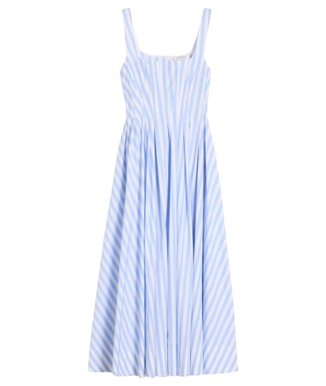 SPORTMAX Голубое хлопковое повседневное платье, фото 1