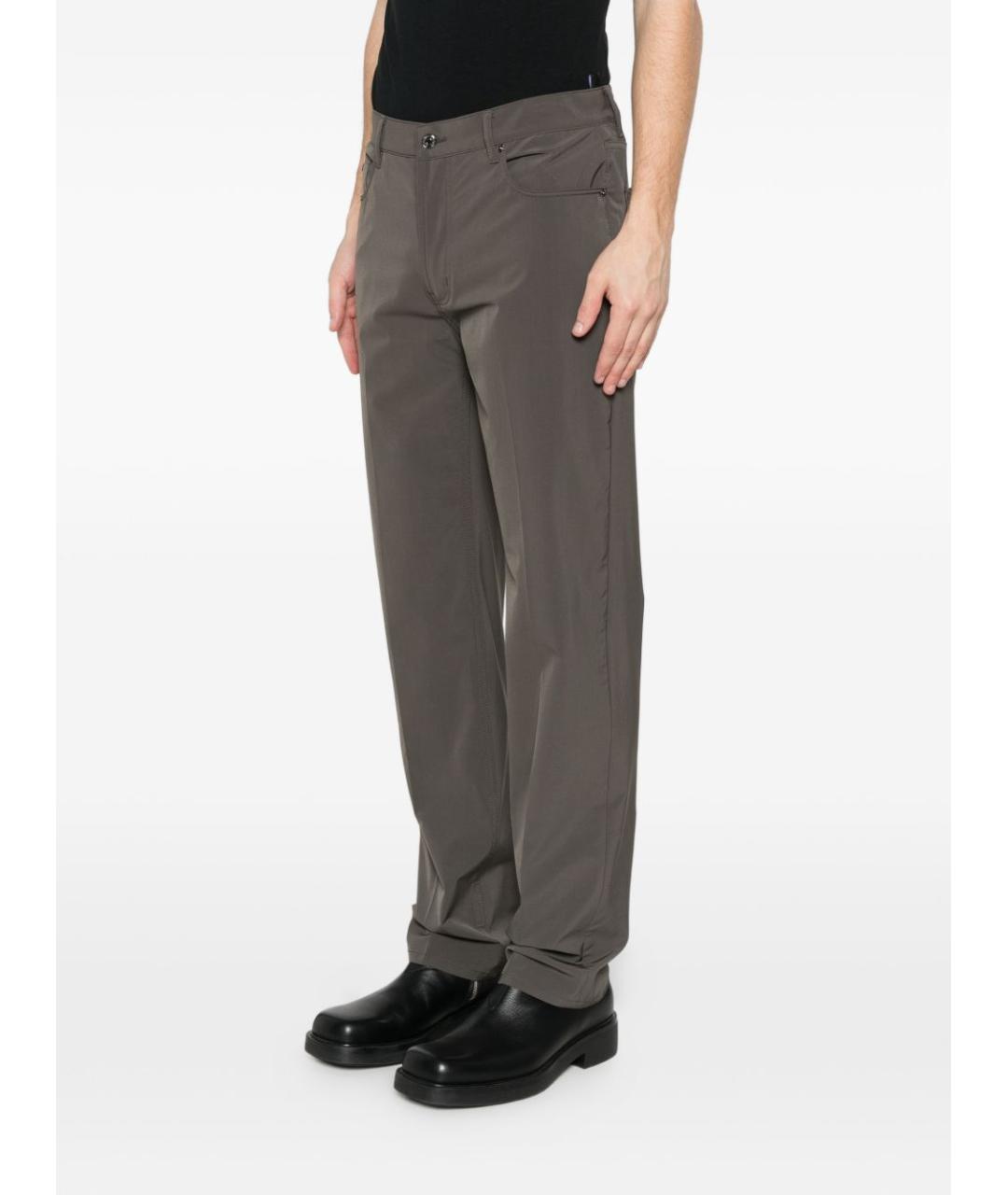 EMPORIO ARMANI Коричневые прямые джинсы, фото 4