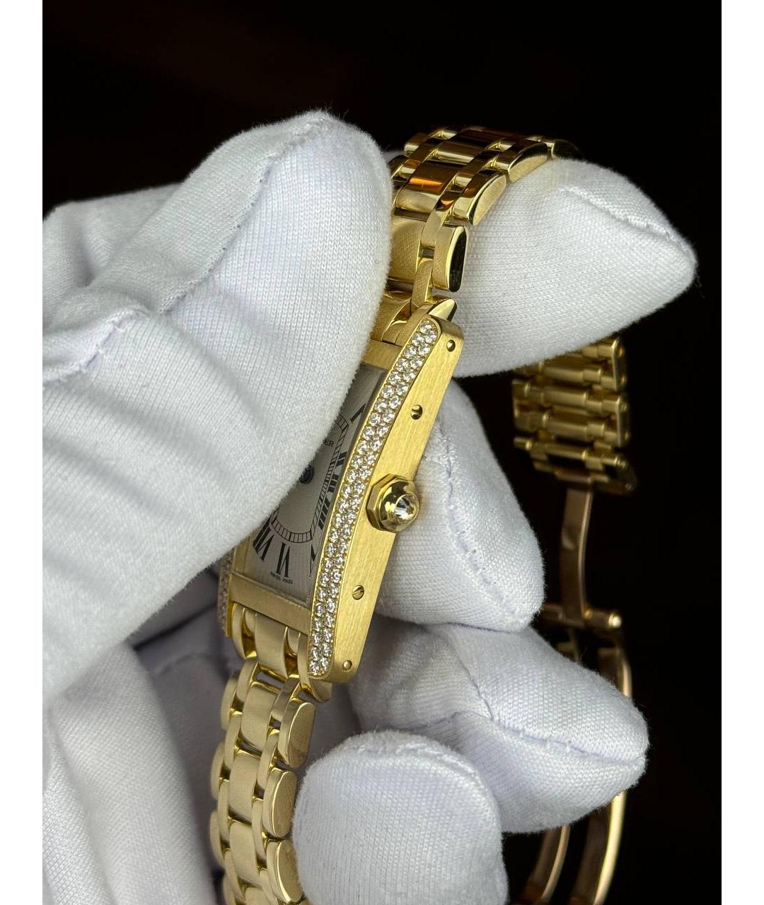 CARTIER Золотые часы из желтого золота, фото 3