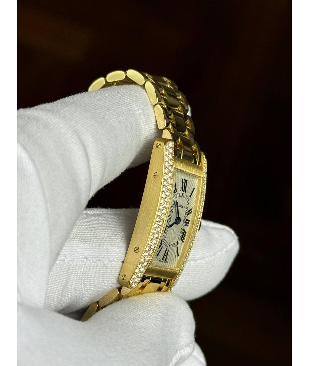 CARTIER Золотые часы из желтого золота, фото 4