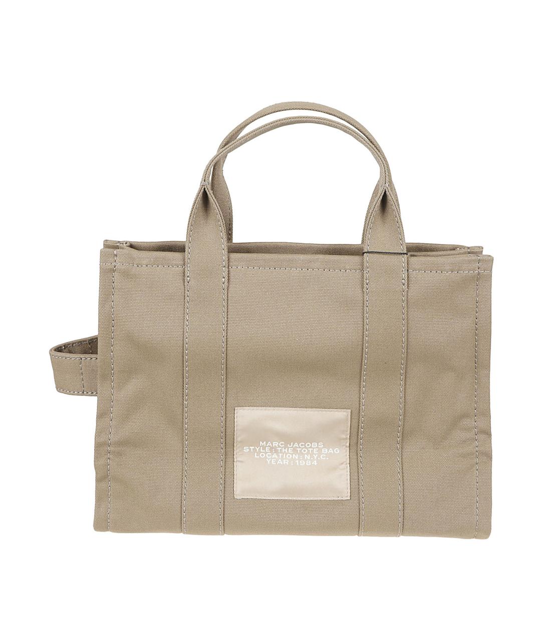 MARC JACOBS Зеленая хлопковая сумка тоут, фото 2