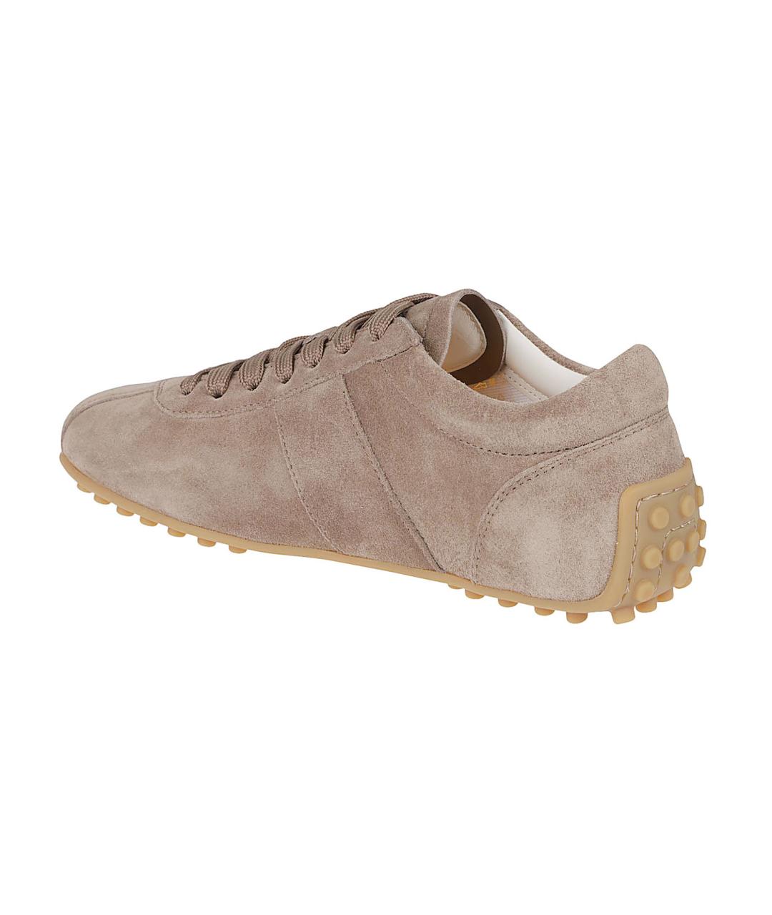 TOD'S Бежевые замшевые ботинки, фото 3