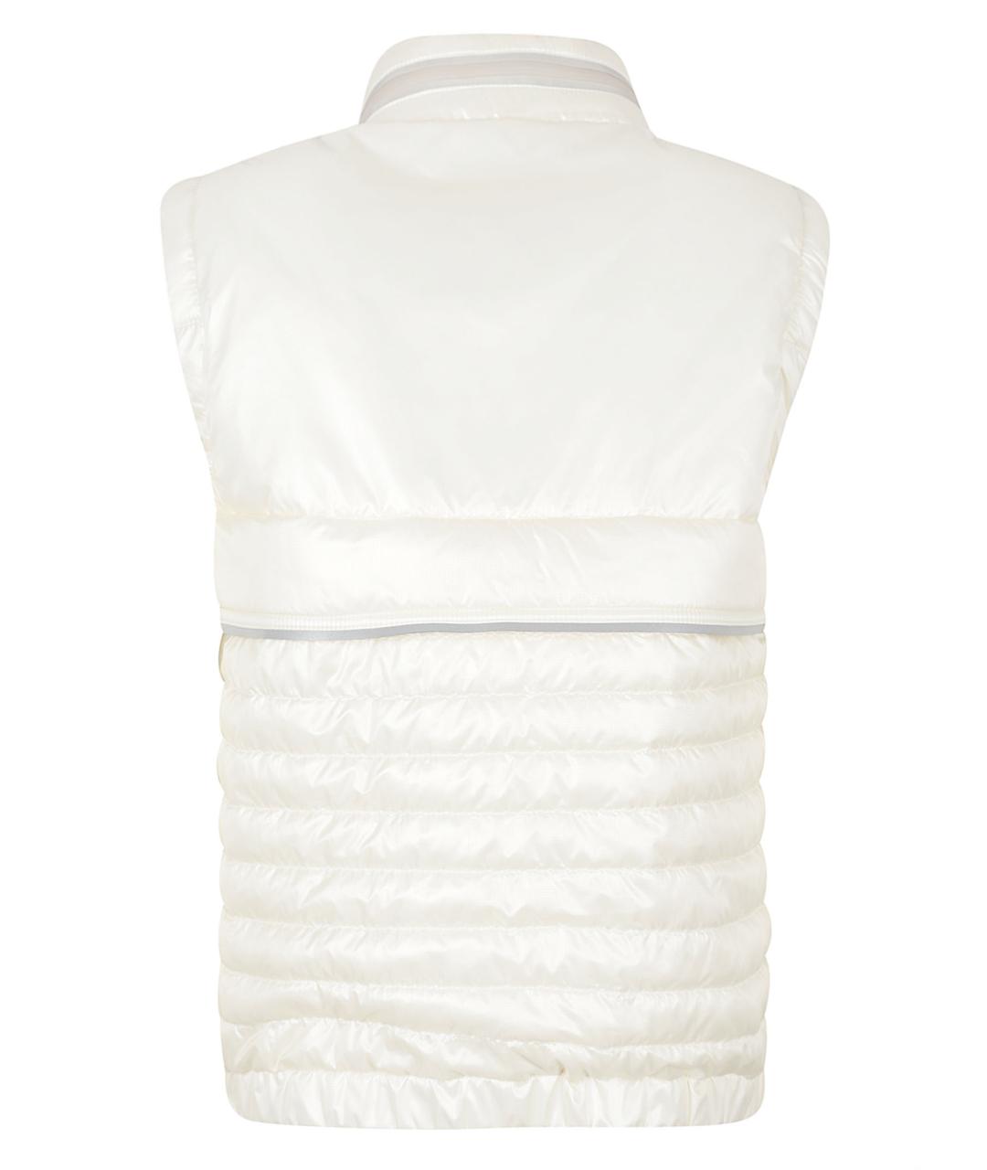MONCLER GRENOBLE Бежевый полиамидовый жилет, фото 3