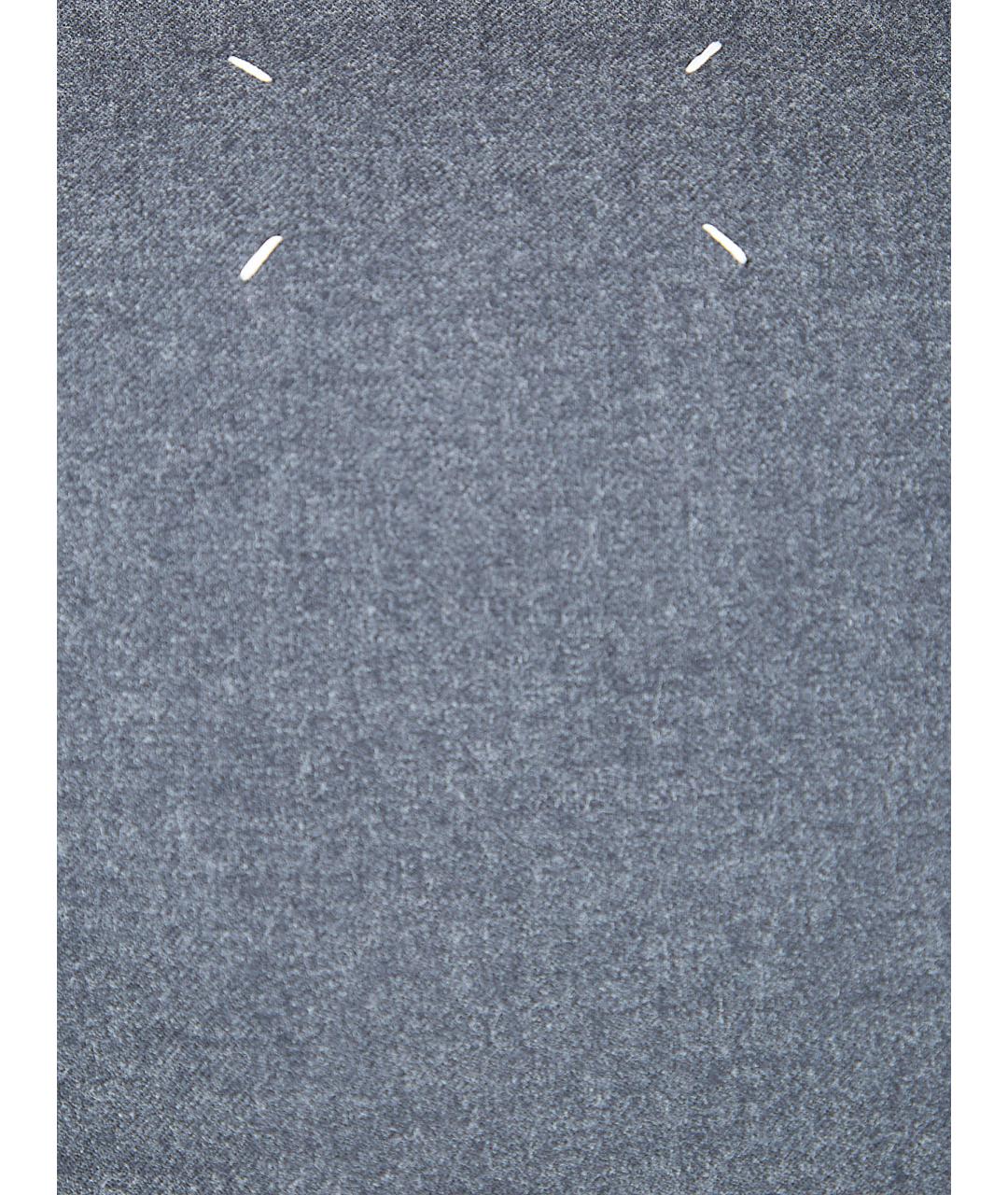 MAISON MARGIELA Серый шерстяной пиджак, фото 3