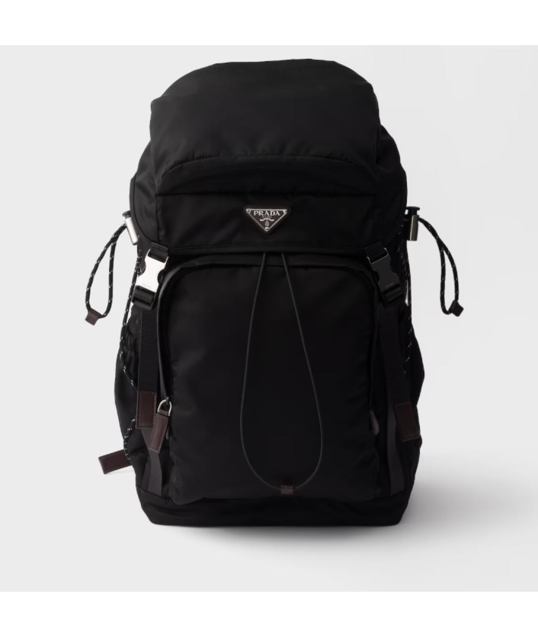PRADA Черный тканевый рюкзак, фото 7
