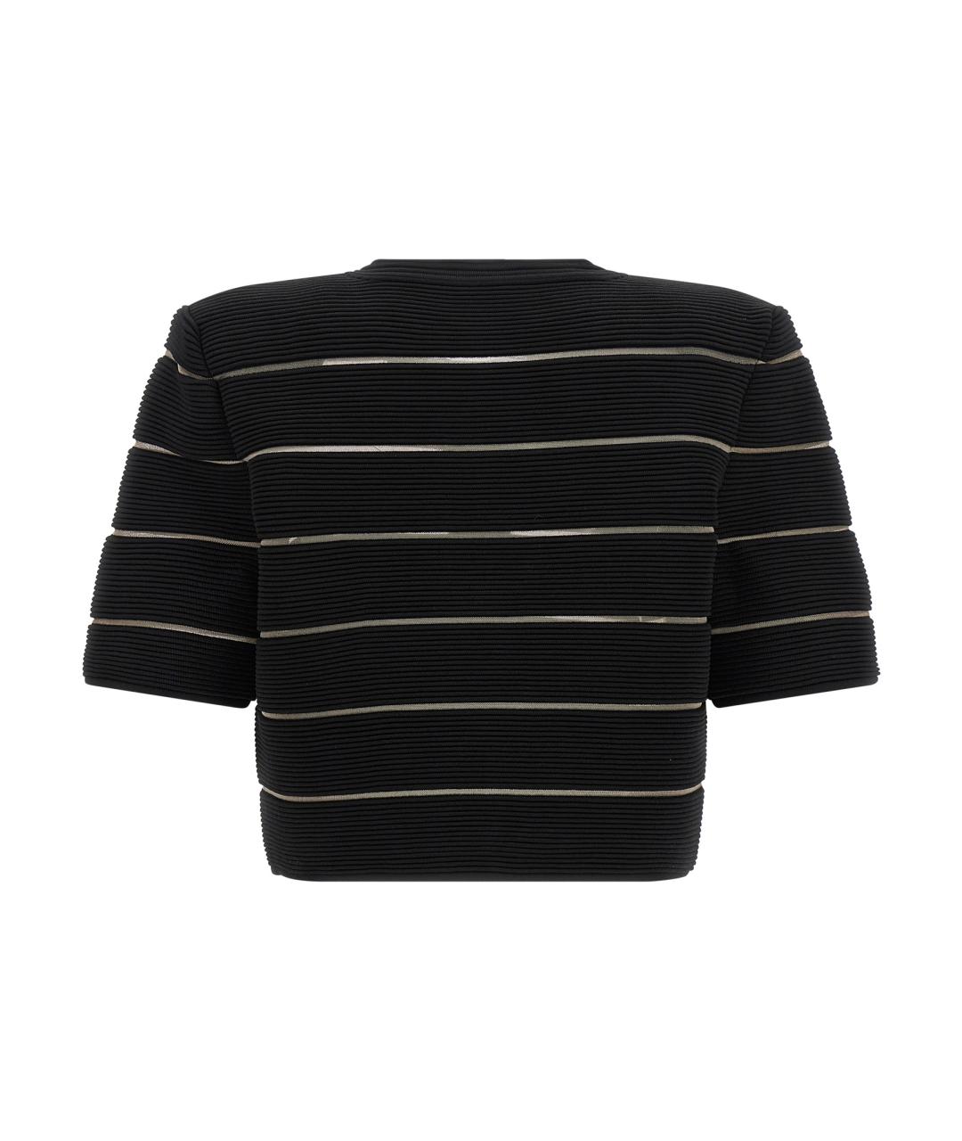 BALMAIN Черный вискозный кардиган, фото 2