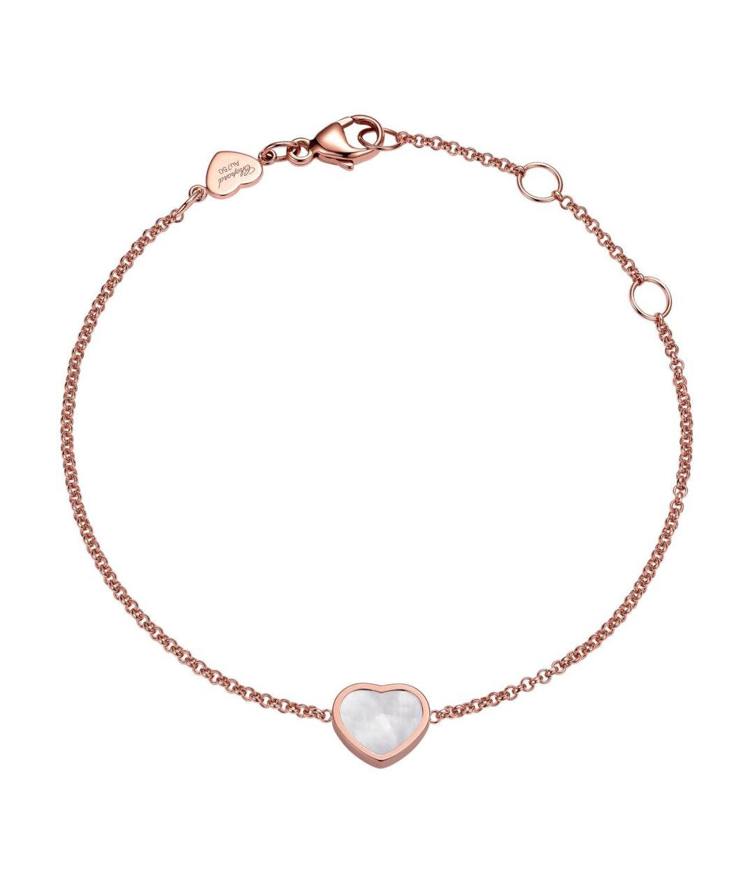 CHOPARD Белый браслет из розового золота, фото 1
