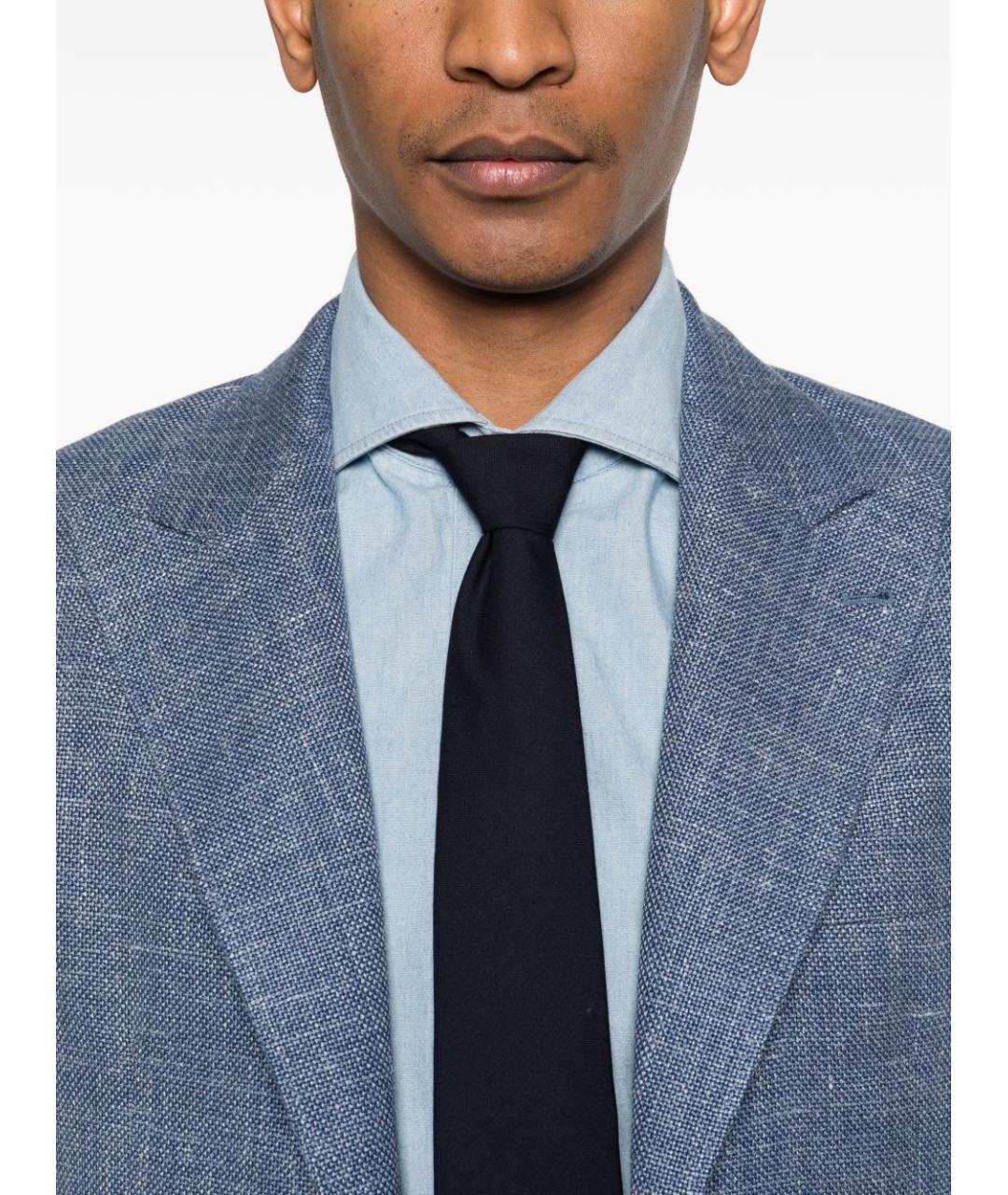 BRUNELLO CUCINELLI Голубой пиджак, фото 3
