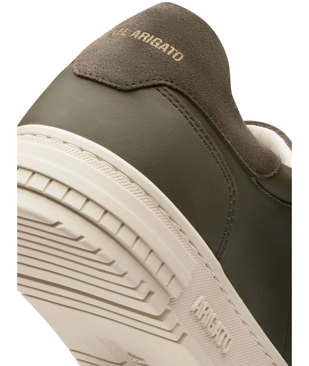 AXEL ARIGATO Зеленые кожаные низкие кроссовки / кеды, фото 4