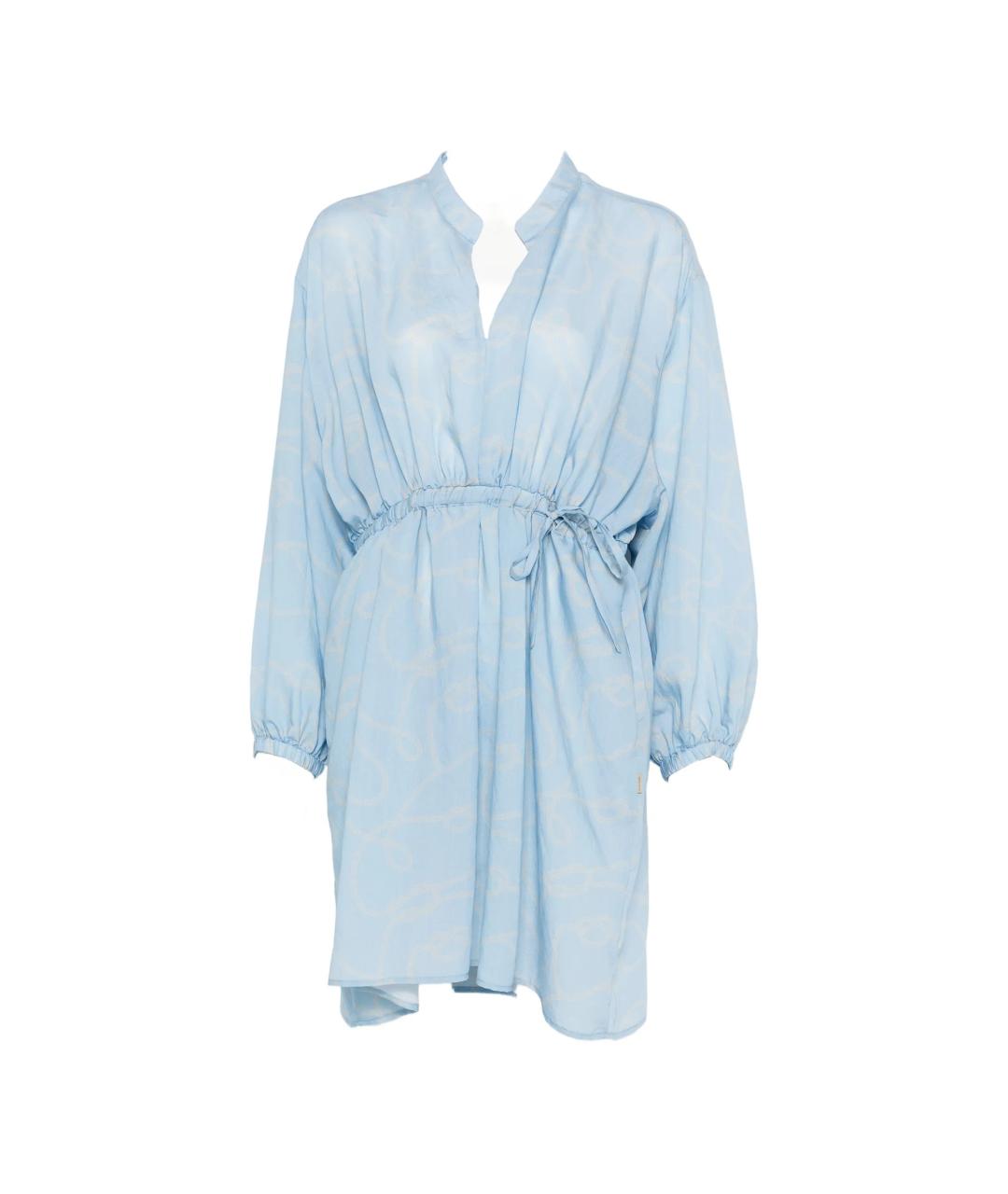 WOOLRICH Голубое повседневное платье, фото 1