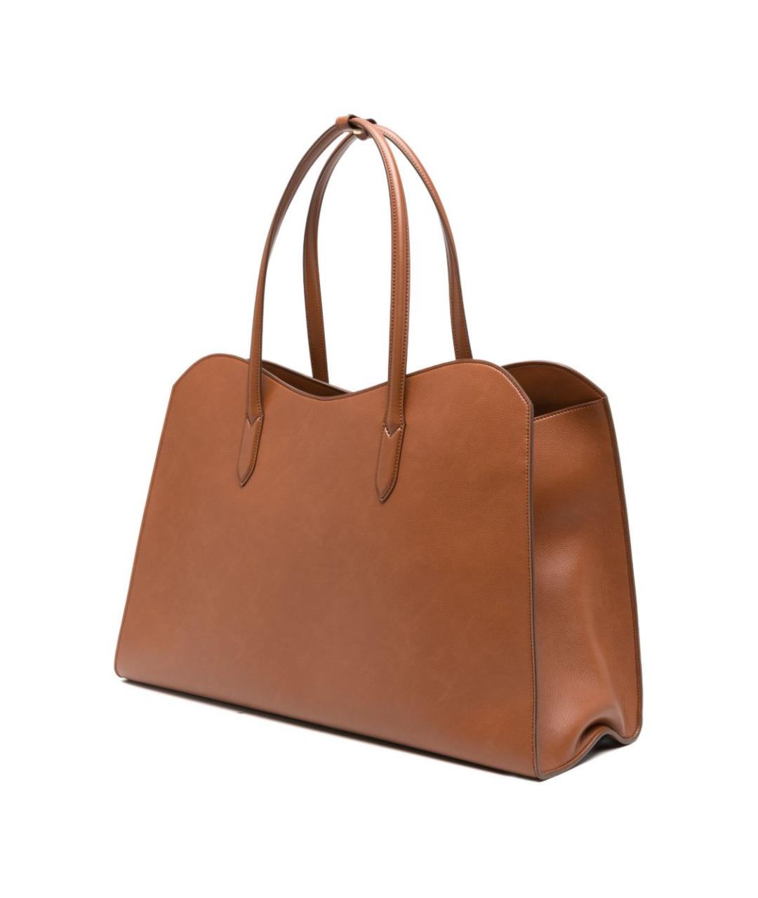 STELLA MCCARTNEY Коричневая сумка тоут из искусственной кожи, фото 2