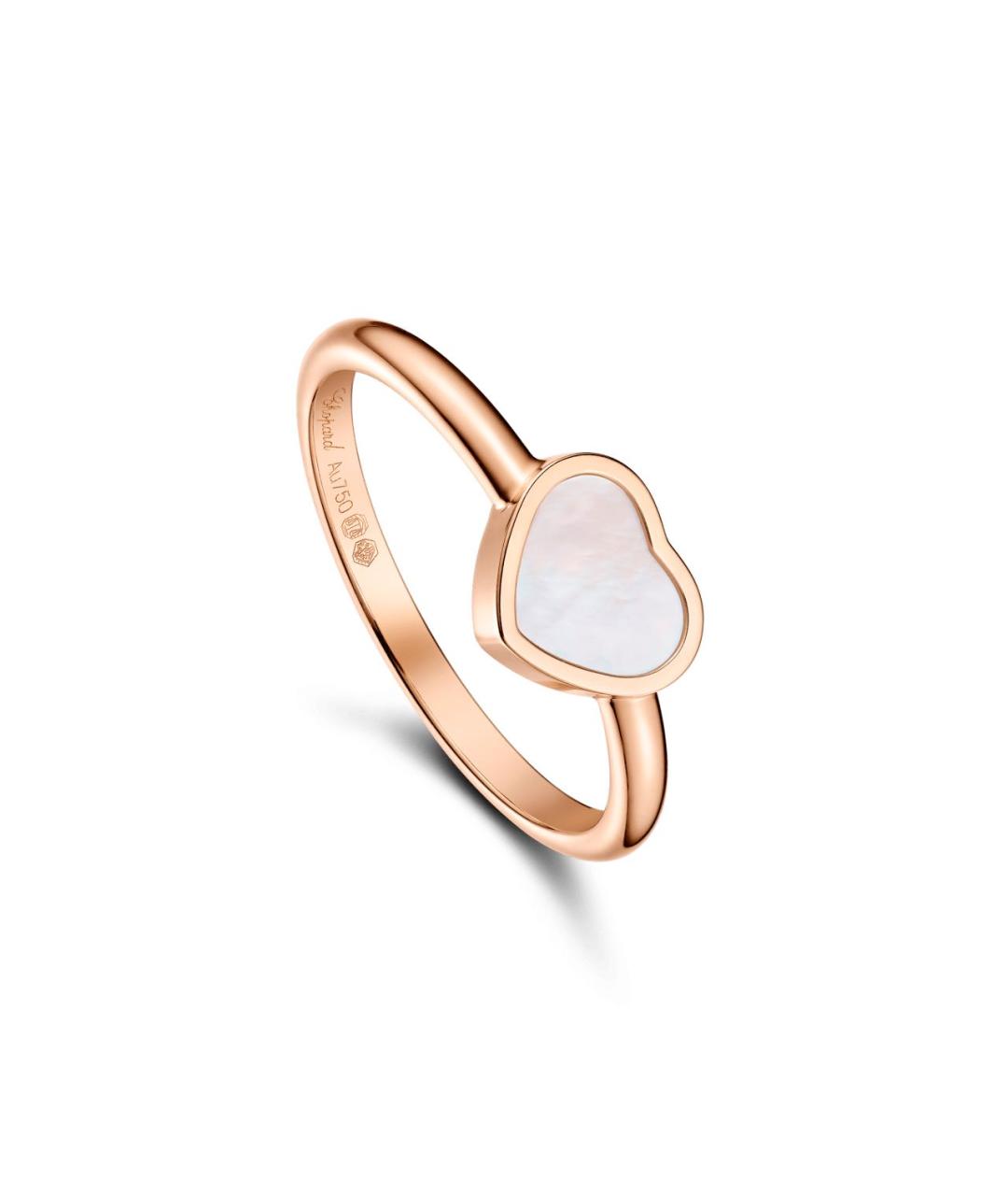 CHOPARD Белое кольцо из розового золота, фото 2