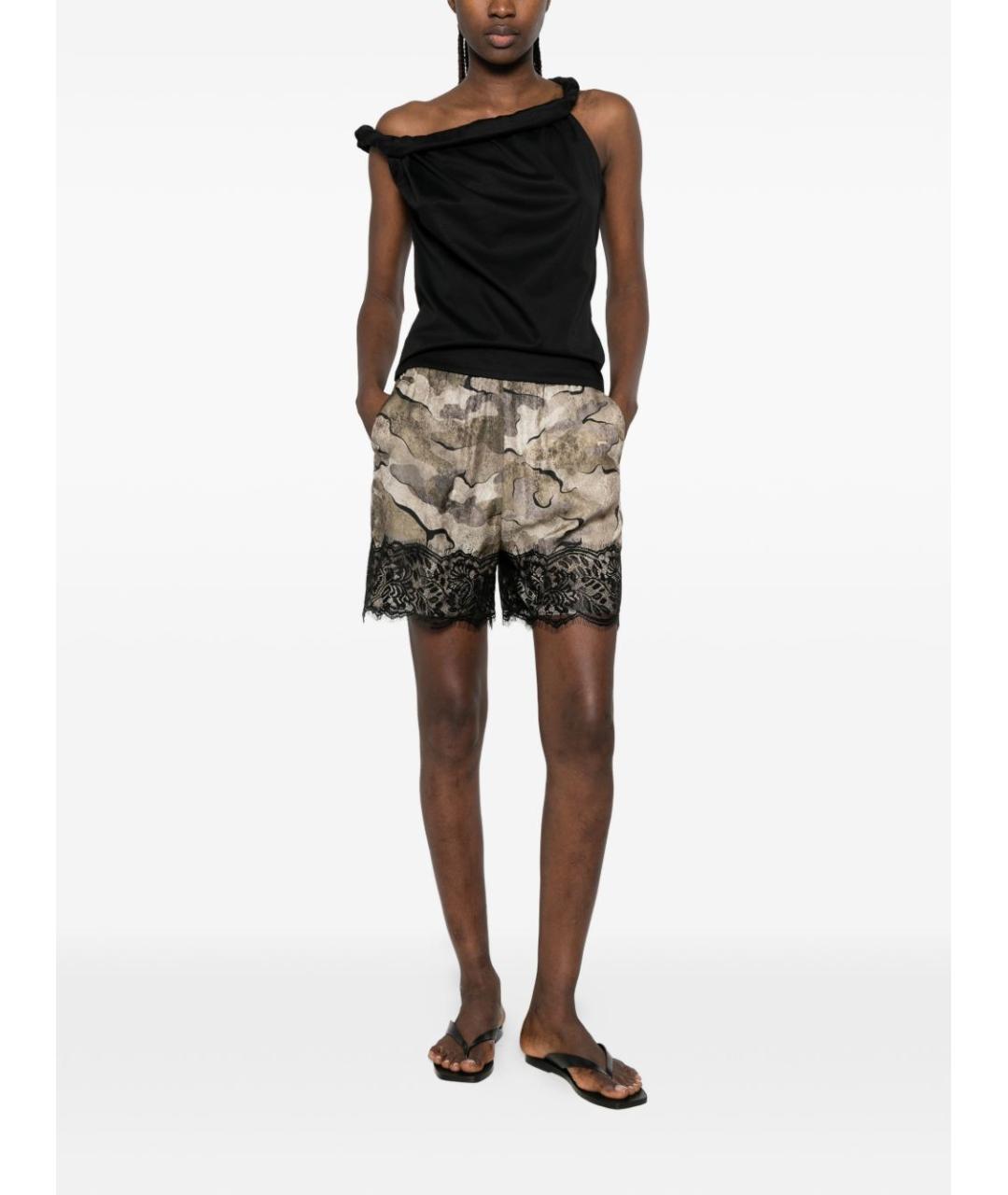 PINKO Мульти вискозные шорты, фото 4