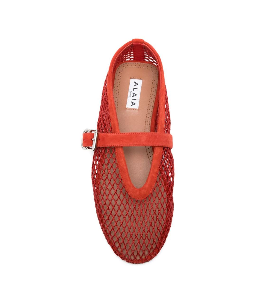 ALAIA Красные текстильные балетки, фото 3