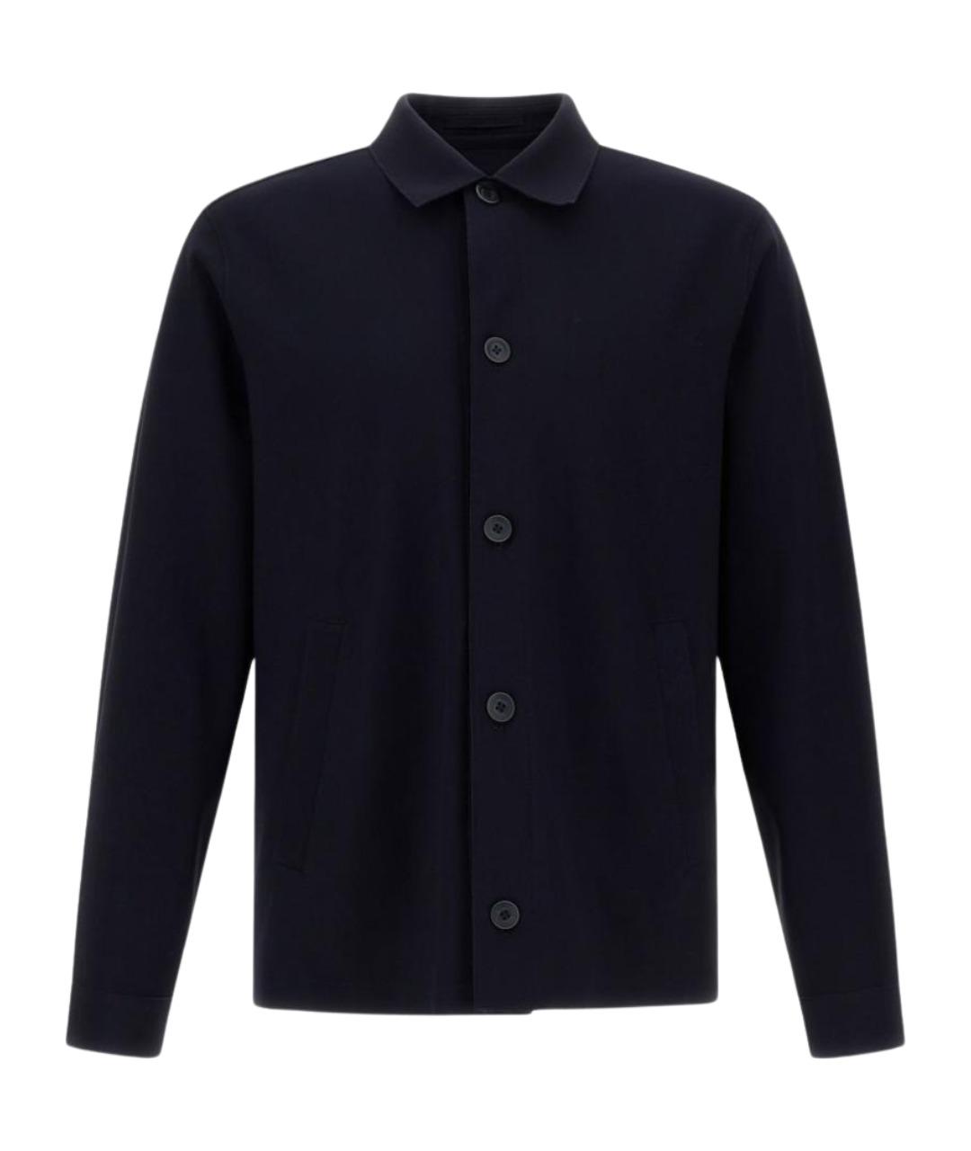 HERNO Темно-синяя полиамидовая куртка, фото 1