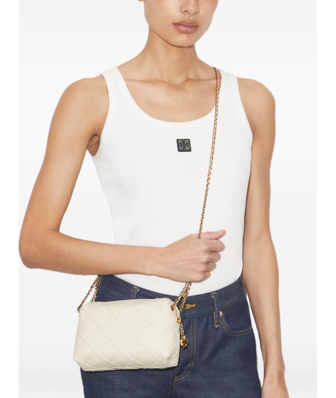 TORY BURCH Кожаная сумка тоут, фото 5