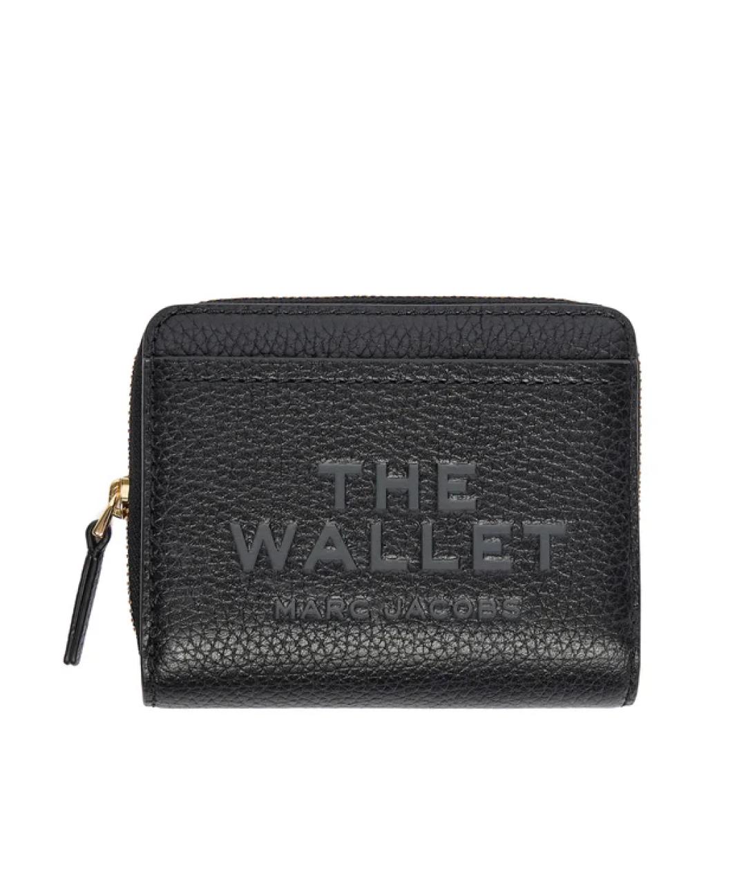 MARC JACOBS Черный кожаный кошелек, фото 1