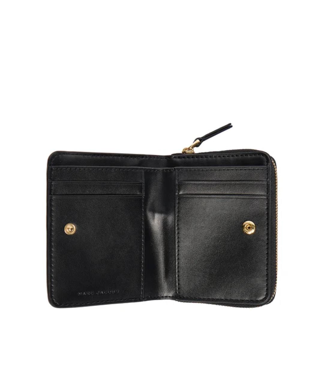 MARC JACOBS Черный кожаный кошелек, фото 4