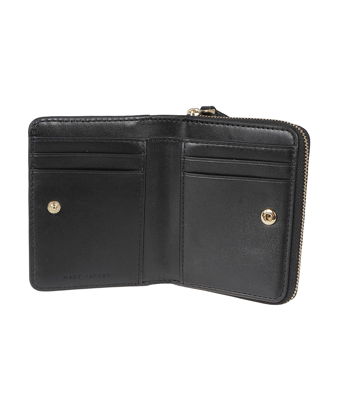 MARC JACOBS Черный кожаный кошелек, фото 3