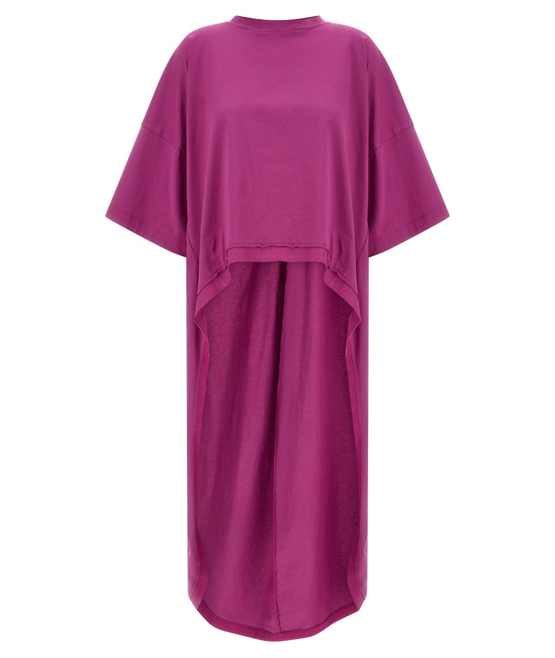 DI.LA3 PARI' Фуксия хлопковая футболка, фото 1