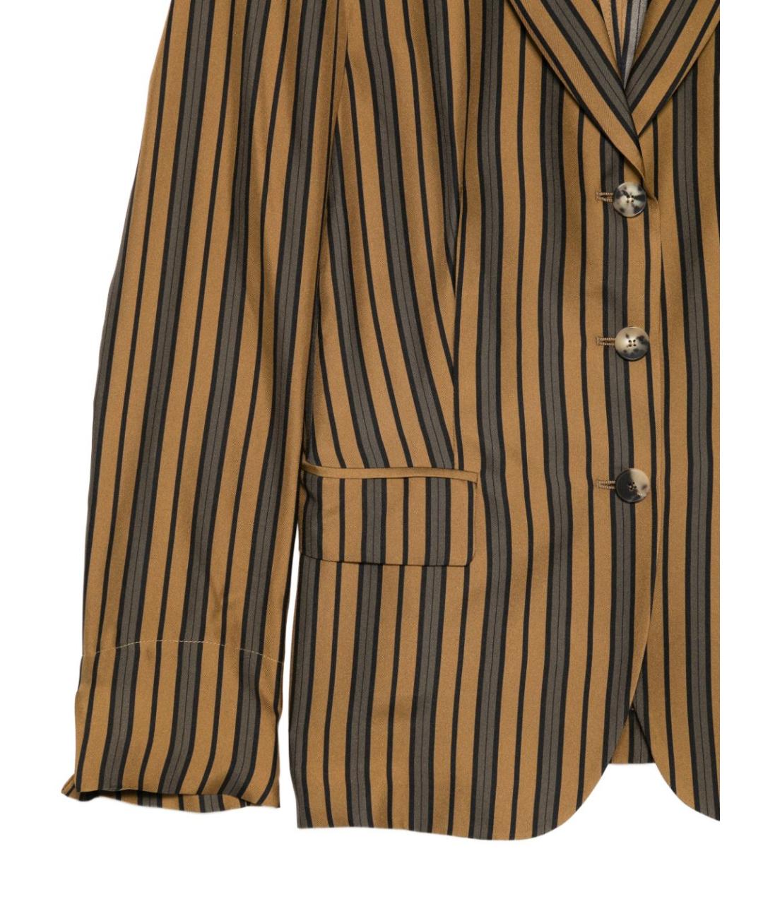 ALBERTO BIANI Коричневый жакет/пиджак, фото 3