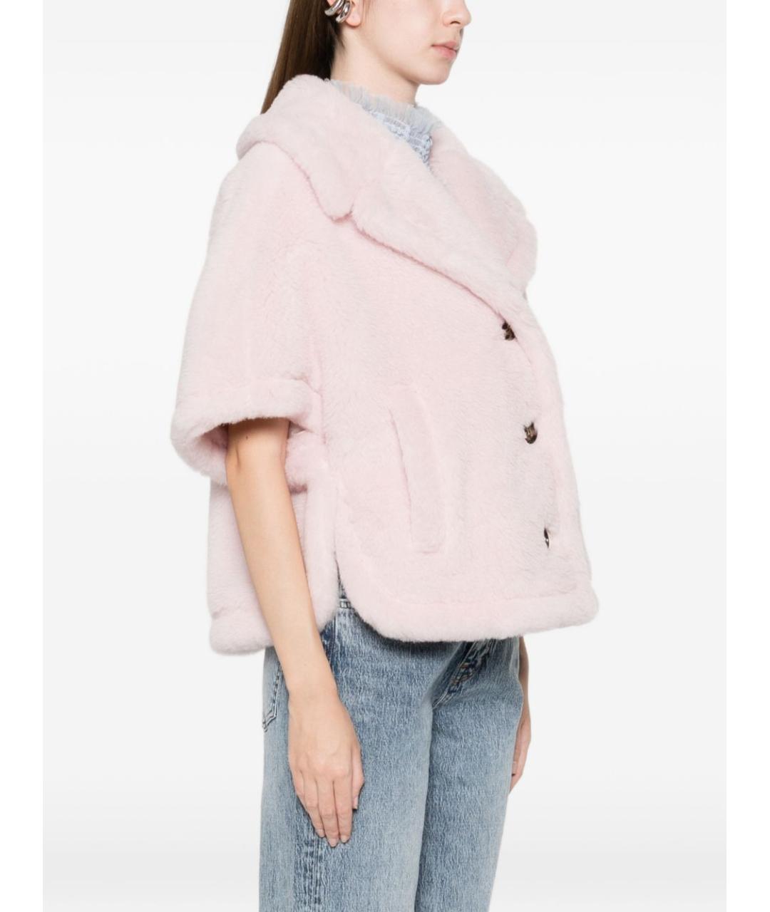 MAX MARA Розовая шерстяная куртка, фото 3