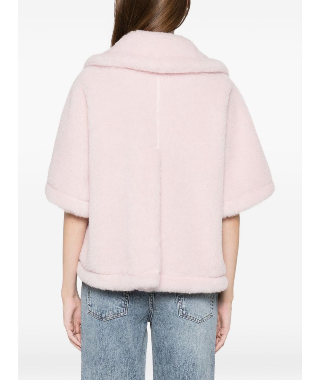 MAX MARA Розовая шерстяная куртка, фото 4