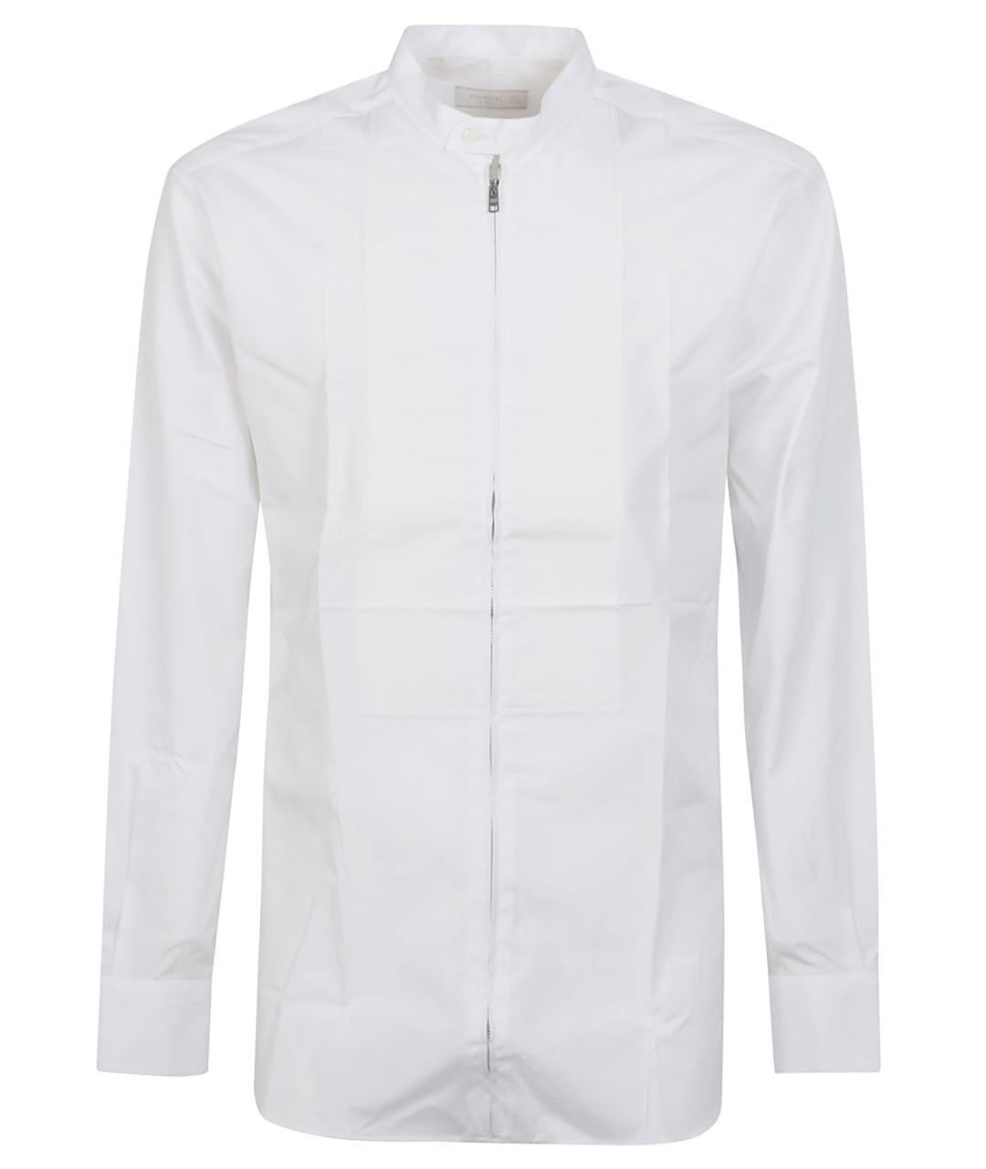 PRADA Белая хлопковая кэжуал рубашка, фото 1