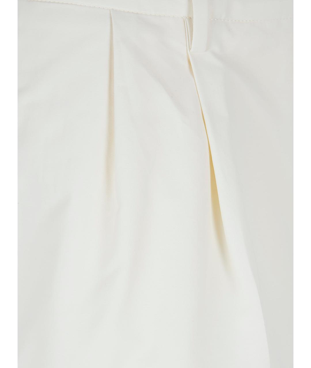 FABIANA FILIPPI Белые хлопковые шорты, фото 3