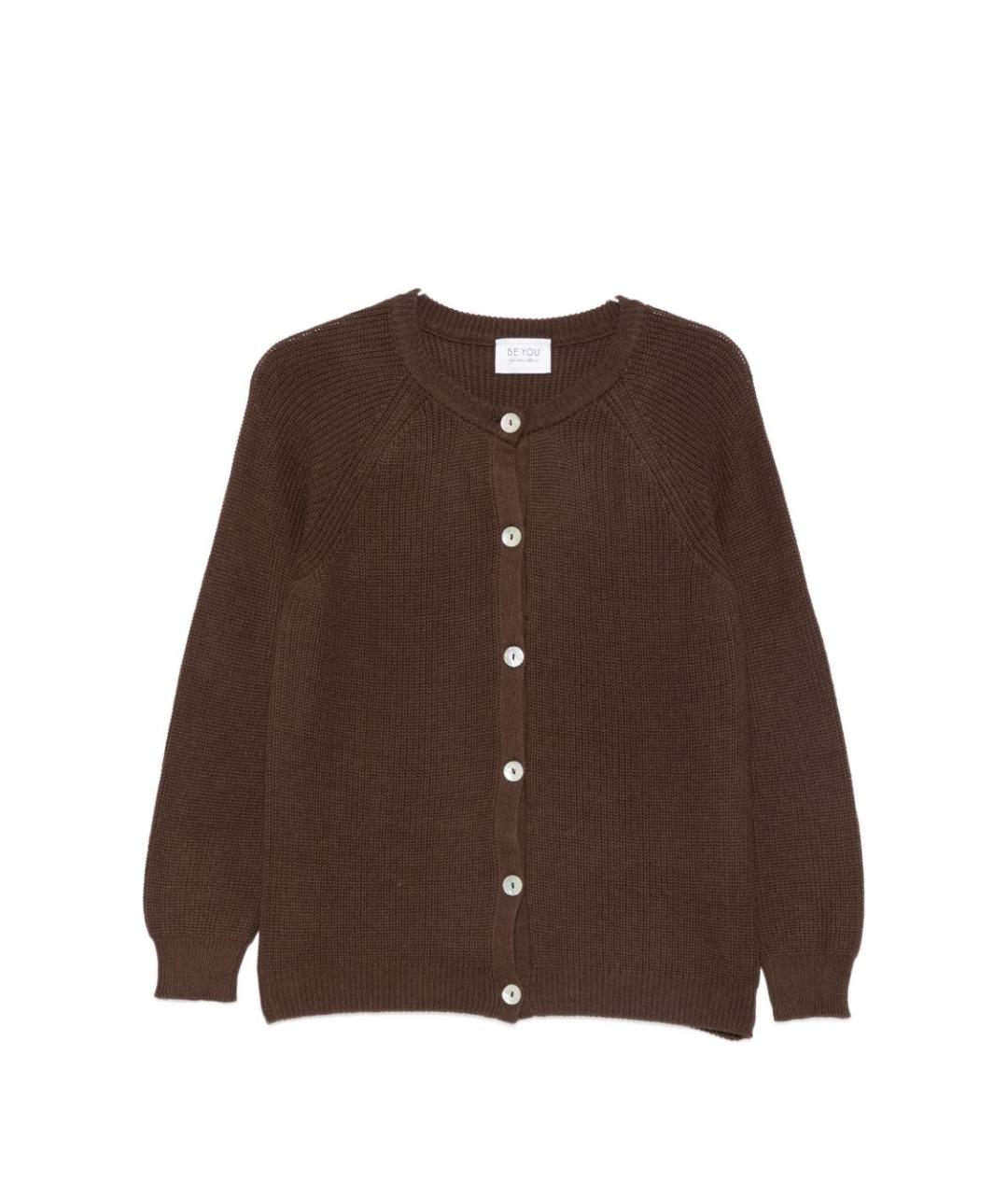 BEYOU Коричневый джемпер / свитер, фото 1