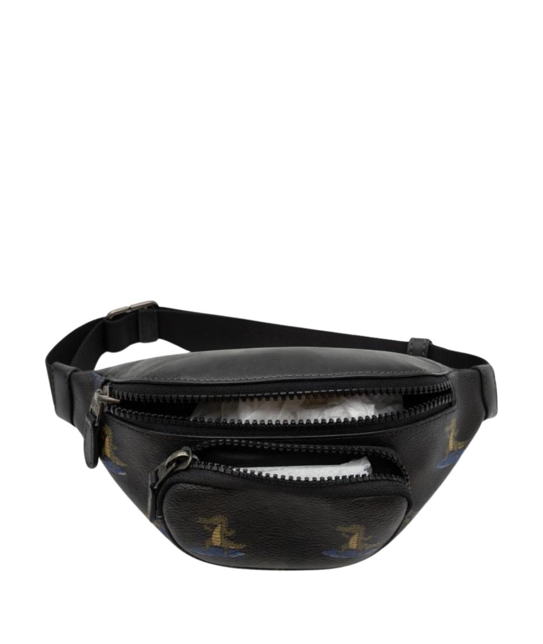 COACH Черная поясная сумка, фото 1