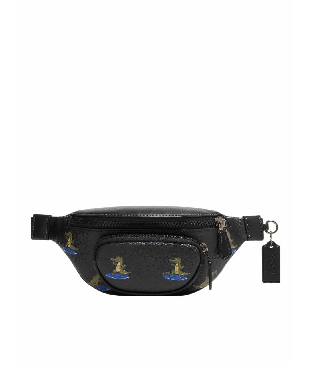 COACH Черная поясная сумка, фото 1