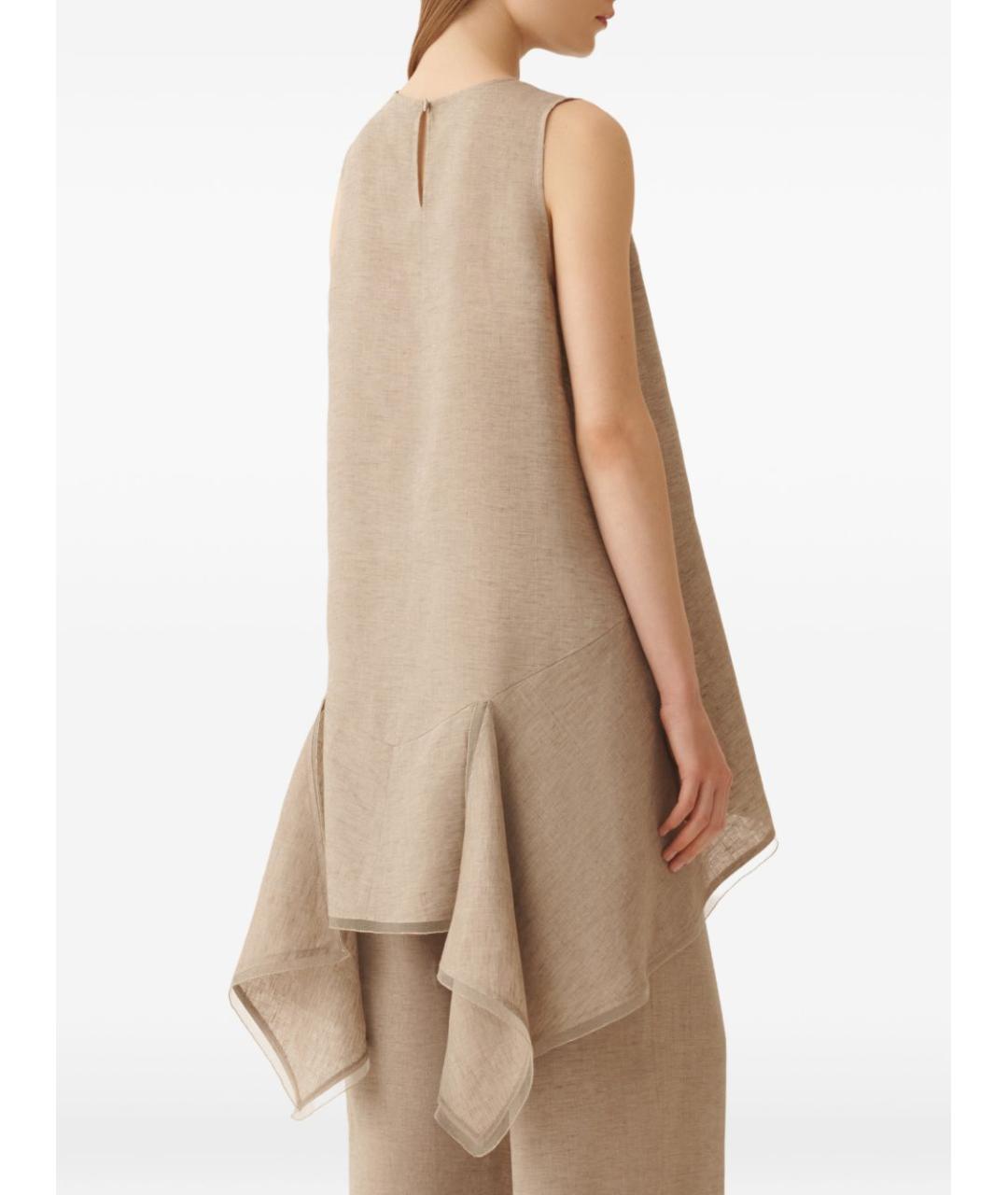 FABIANA FILIPPI Коричневая майка, фото 3