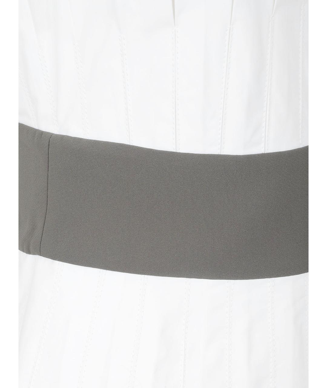 TORY BURCH Белое хлопковое повседневное платье, фото 2