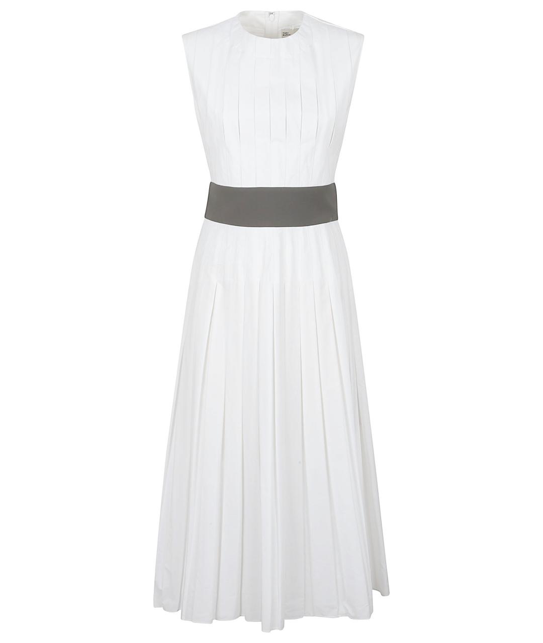 TORY BURCH Белое хлопковое повседневное платье, фото 1