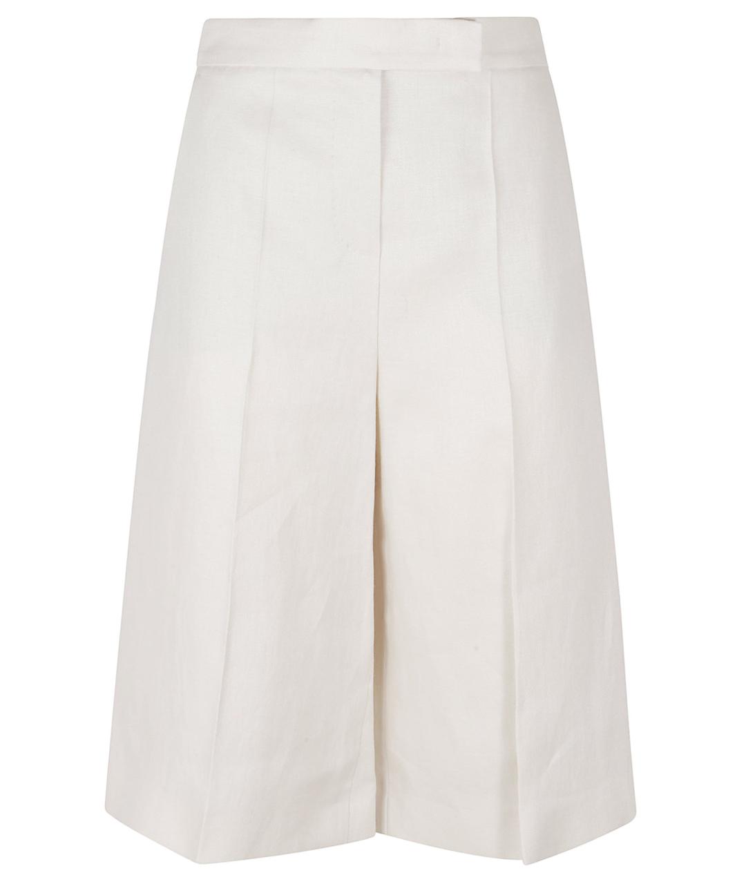 MAX MARA Бежевые льняные шорты, фото 1