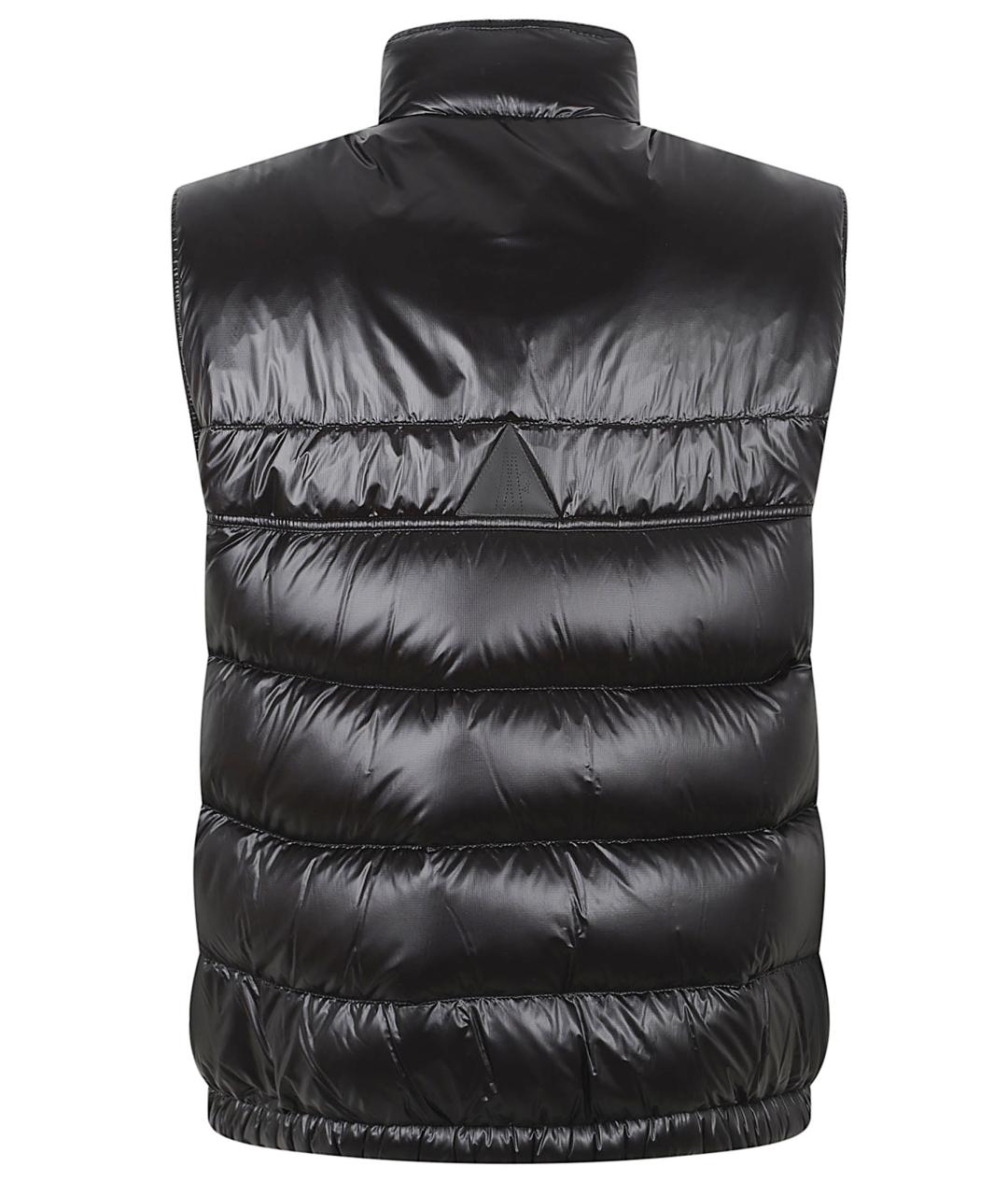 MONCLER GRENOBLE Черный полиэстеровый жилет, фото 3