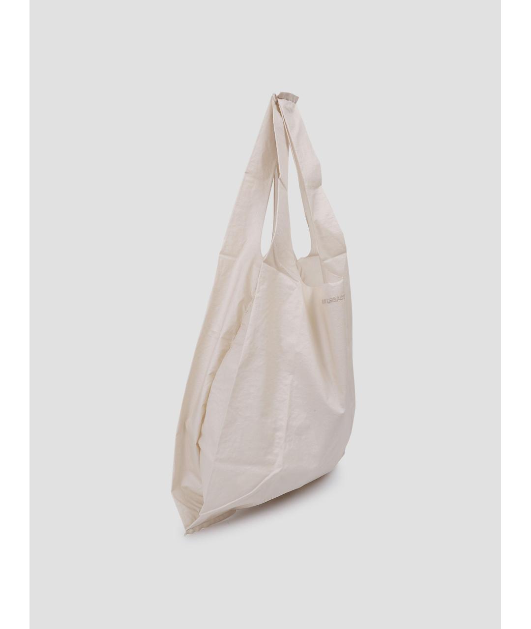 OUR LEGACY Белая тканевая сумка тоут, фото 2